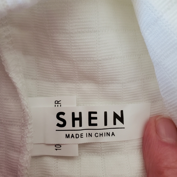 Pure white adorable waffle knit top - Picture 11 of 13